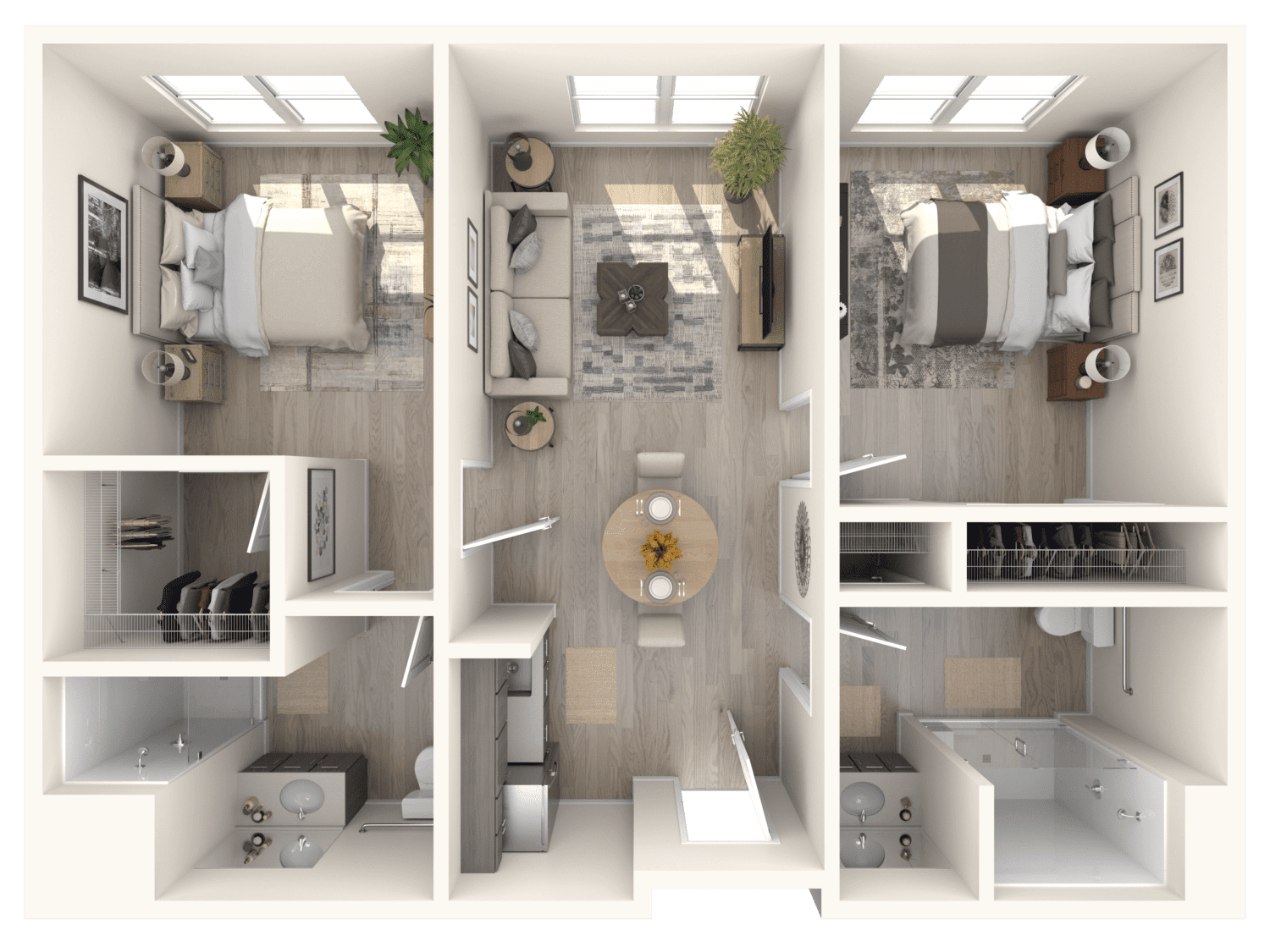 Belvoir 2 BR Floor plan at Rockbridge Oaks