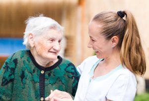 memory care woman - Rockbridge Oaks